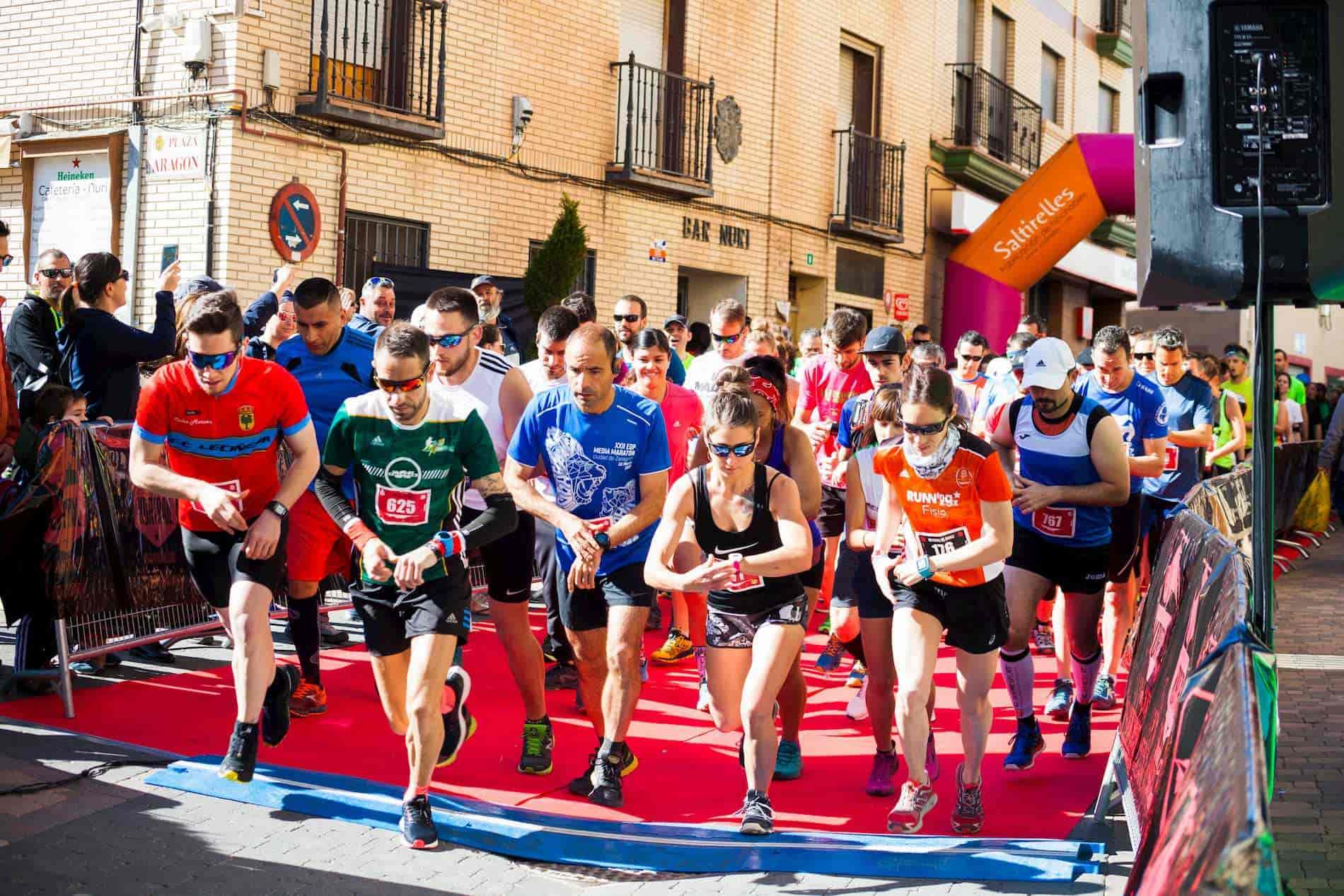 Fotografía evento deportivo carrera popular Aragón